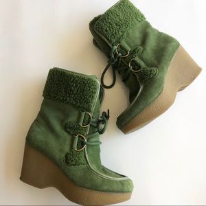 Tommy Hilfiger Kiona Boots in Forest Green